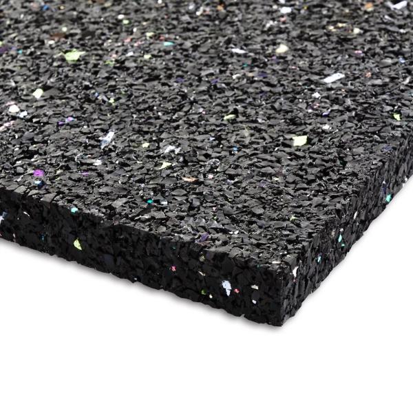 Building protection mat 80cm x 80cm rubber granulate rolls anti-slip mat 10mm thick